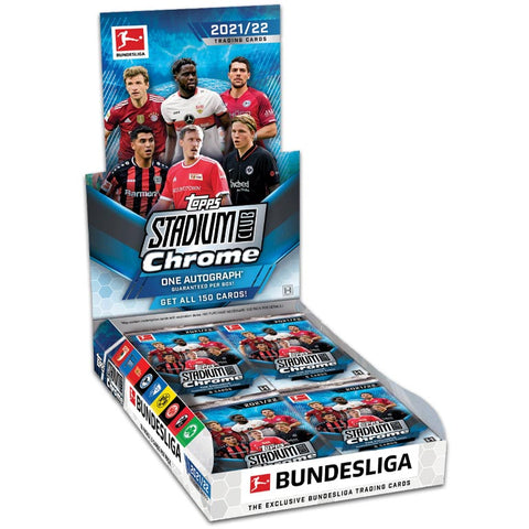 2021-22 Topps Stadium Club Chrome Bundesliga Hobby Box (SEALED)