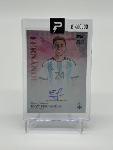 Topps Argentina World Champions Set - Enzo Fernandez Auto /25