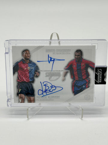 2023 Topps Dynasty Hristo Stoichkov Patrick Kluivert Dual Auto On Card /10