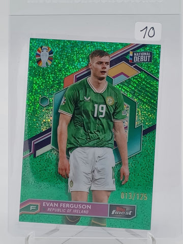 Topps Finest Road to Euro 2024 - Evan Ferguson /125