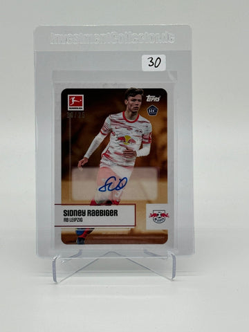 Topps Bundesliga Stars of the Season - Sidney Raebiger RC Auto /25