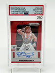 2024 Prizm WWE Shawn Michaels Throwback Auto Red /99 PSA 10