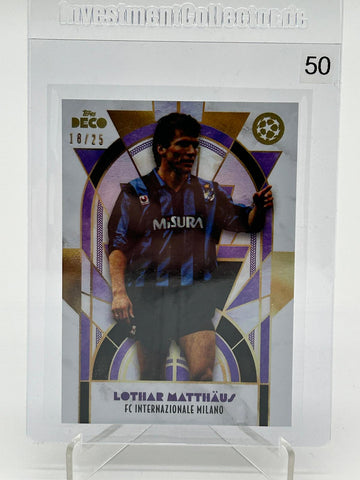 2024 Topps Deco Lothar Matthäus Legends /25 Purple