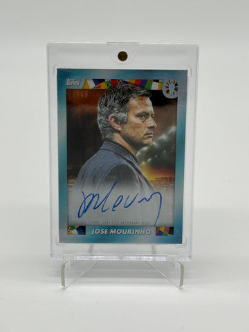 Topps Platinum Curated Jose Mourinho on Card Auto /49