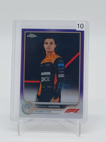 2022 Topps Chrome Formula One Lando Norris Purple #33 /399