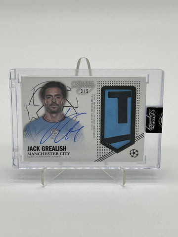 2023 Topps Dynasty Jack Grealish Patch Auto On Card /5