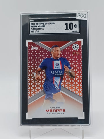 2022 Jack Grealish Platinum Curated Set - Kylian Mbappe /10 SGC10