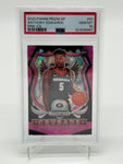 2020 Panini Prizm DP Anthony Edwards RC Pink Ice PSA 10