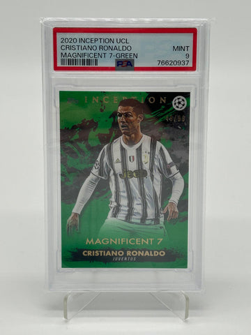 2020-21 Topps Inception UCL Cristiano Ronaldo /99 PSA 9