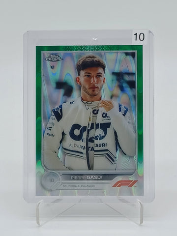 2022 Topps Chrome Formula One Pierre Gasly Green Wave #45 /99