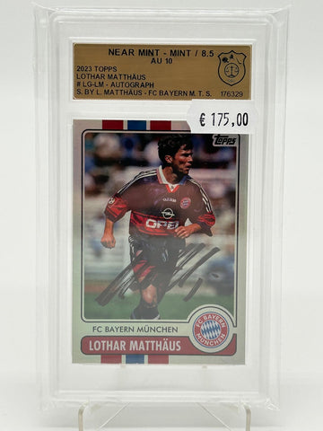 2023 Topps Lothar Matthäus On Card Auto Authentic GSG 8,5 Auto 10