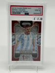 2018 Panini Prizm World Cup Sergio Aguero Red Mosaic Prizm PSA 10