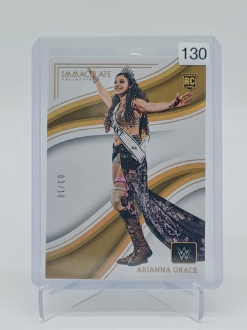 2023 Panini WWE Immaculate - Arianne Grace RC /10