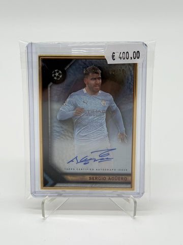 2024 Topps Museum Sergio Agüero Goldframe Auto /10