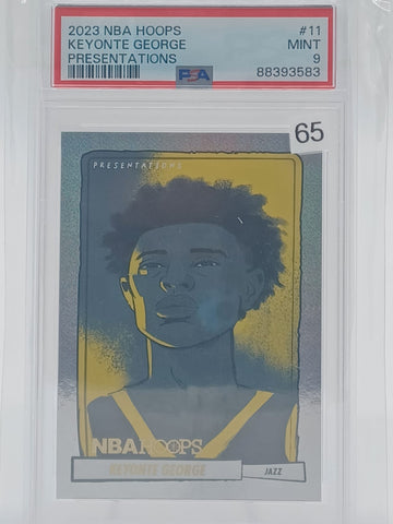 2023 NBA Hoops - Keyonte George PSA9