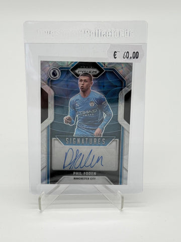 2021-22 Panini Prizm Phil Foden Choice Auto