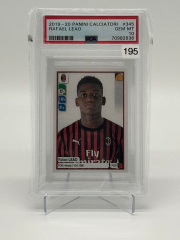 2019-20 Panini Calciatori Rafael Leao RC Sticker PSA10