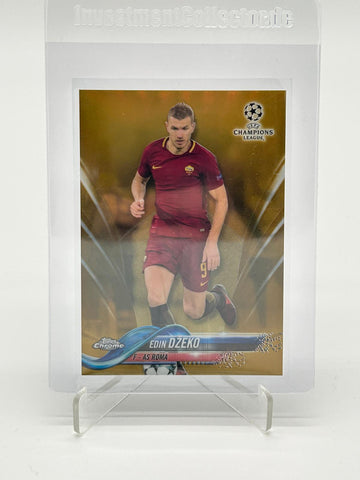 2017 Topps Chrome UCL Edin Dzeko /50