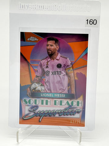 2024 Topps Chrome Mania Lionel Messi South Beach Superstar /25 #SB-5