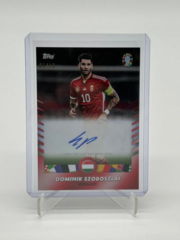 2024 Topps Platinum Curated Dominik Szoboszlai Auto /10