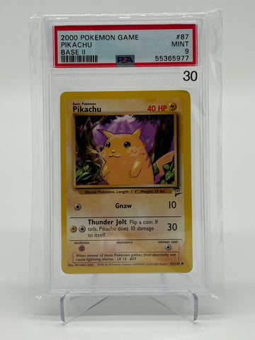 2020 Pokemon BASE II - Pikachu PSA 9